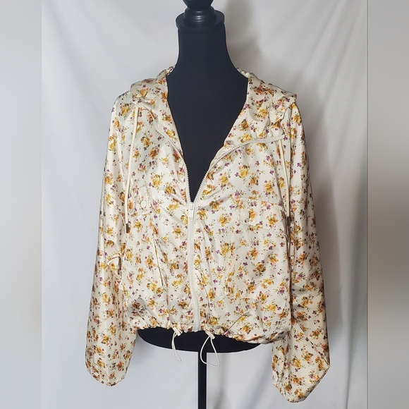 Floral Windbreaker - Picture 1 of 8